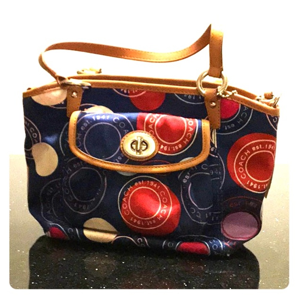 Coach cloth bag.